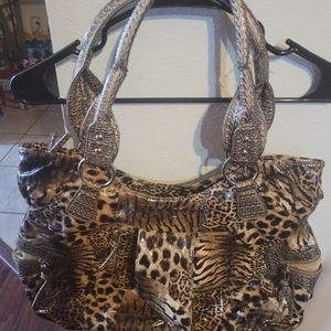 Leopard purse